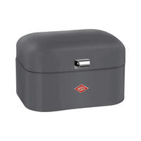 BROTKASTEN - Graphitfarben, Basics, Metall (27/22/22cm) - Wesco