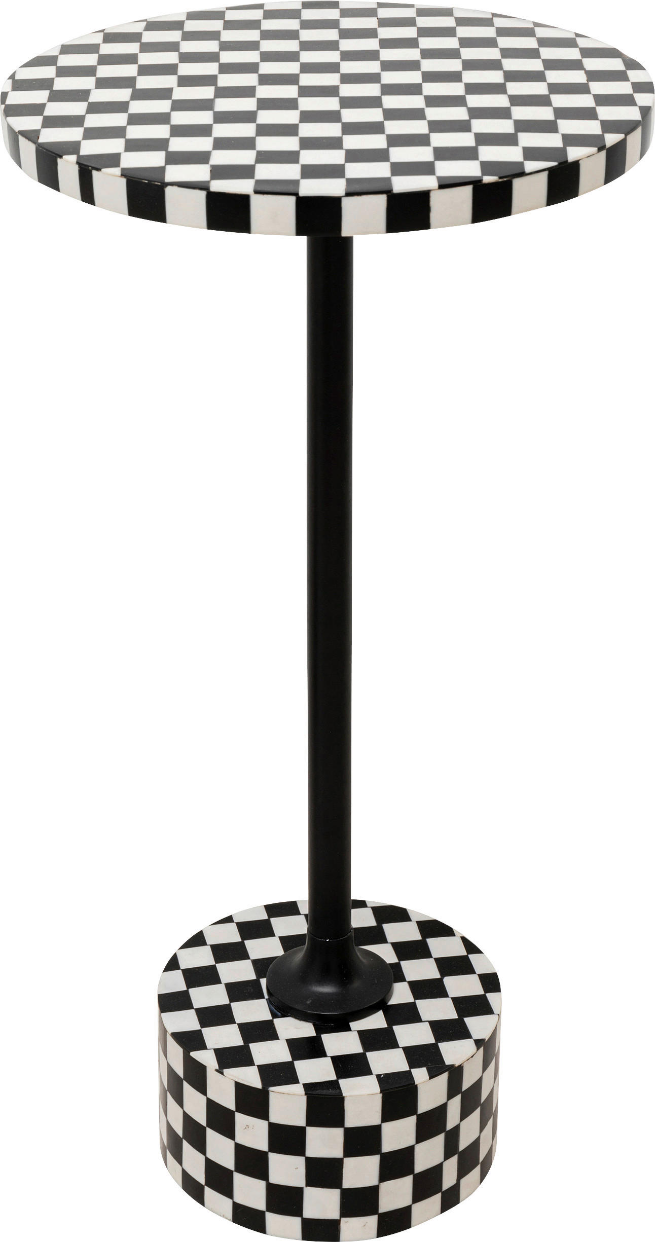 Kare-Design ODKLÁDACÍ STOLEK, černá, bílá