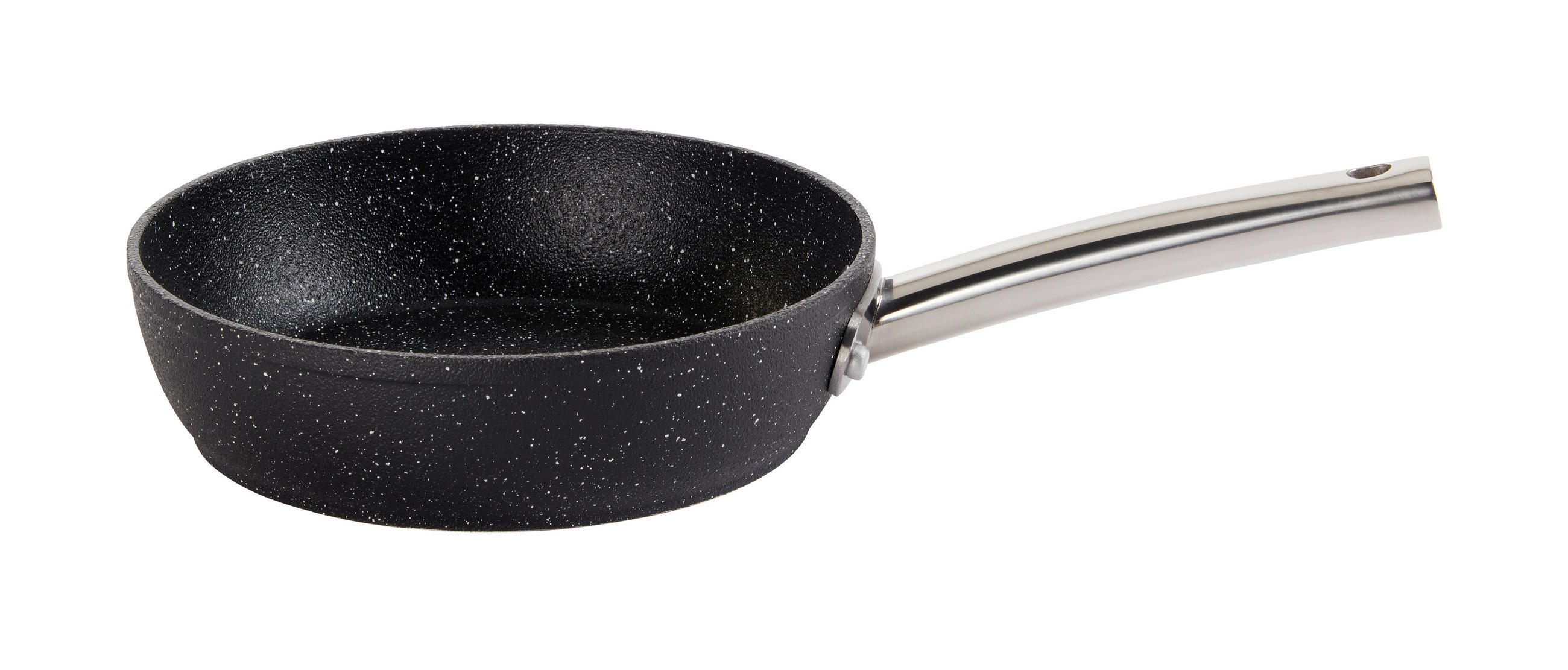 BRATPFANNE Perfect Cooking Greblon®-Antihaftbeschichtung 20 cm  - Edelstahlfarben/Schwarz, Basics, Metall (20cm) - Homeware Profession.