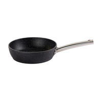BRATPFANNE Perfect Cooking Greblon®-Antihaftbeschichtung 20 cm  - Edelstahlfarben/Schwarz, Basics, Metall (20cm) - Homeware Profession.