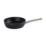 BRATPFANNE Perfect Cooking Greblon®-Antihaftbeschichtung 20 cm  - Edelstahlfarben/Schwarz, Basics, Metall (20cm) - Homeware Profession.