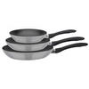 PFANNENSET NOVA Aluminium 3-teilig  - Hellgrau, Basics, Metall - GSW