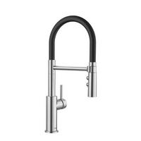 KÜCHENARMATUR 525792  - Edelstahlfarben/Schwarz, Basics, Metall (10,7/47,5/22,8cm) - Blanco