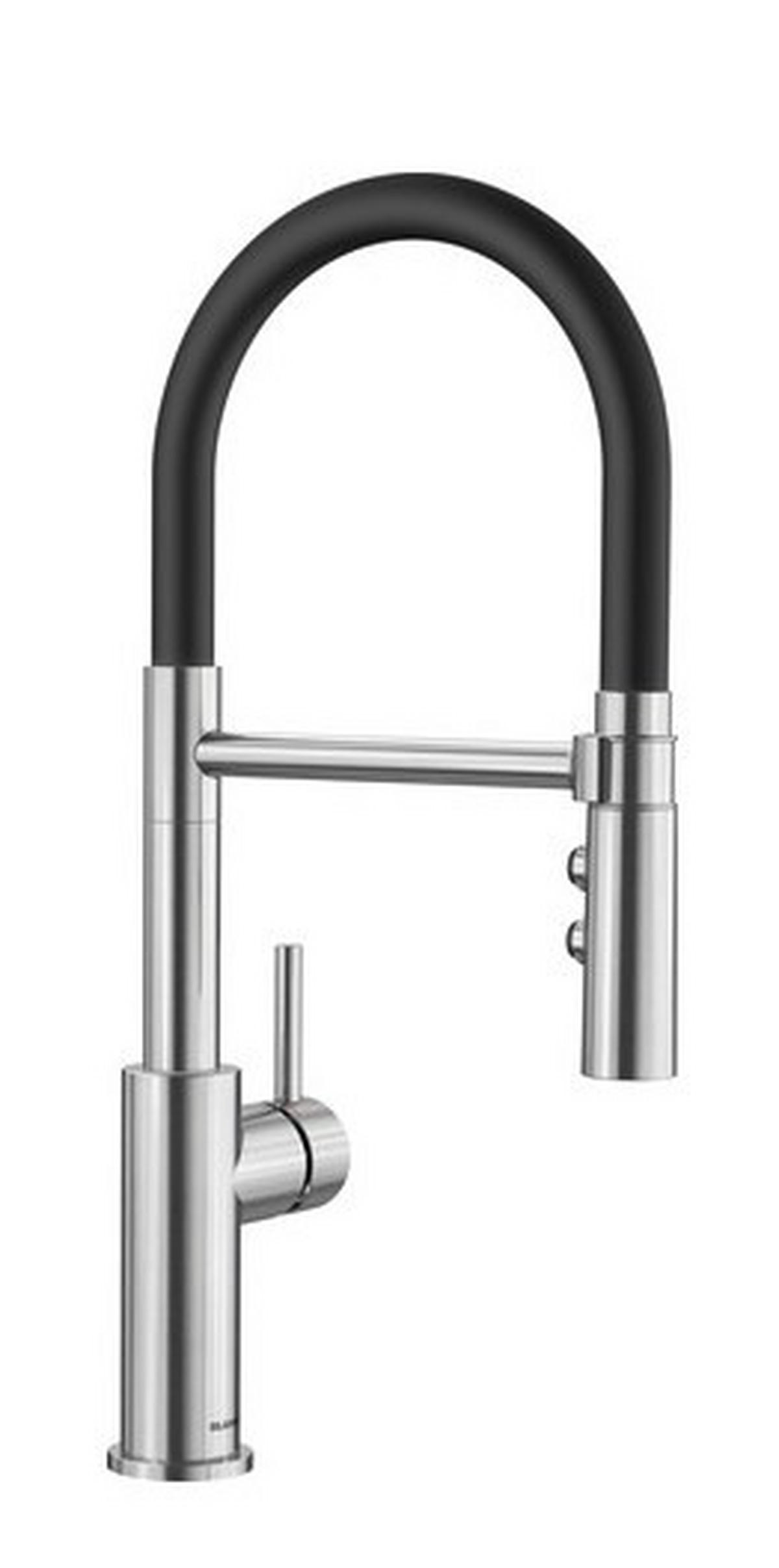 KÜCHENARMATUR 525792  - Edelstahlfarben/Schwarz, Basics, Metall (10,7/47,5/22,8cm) - Blanco