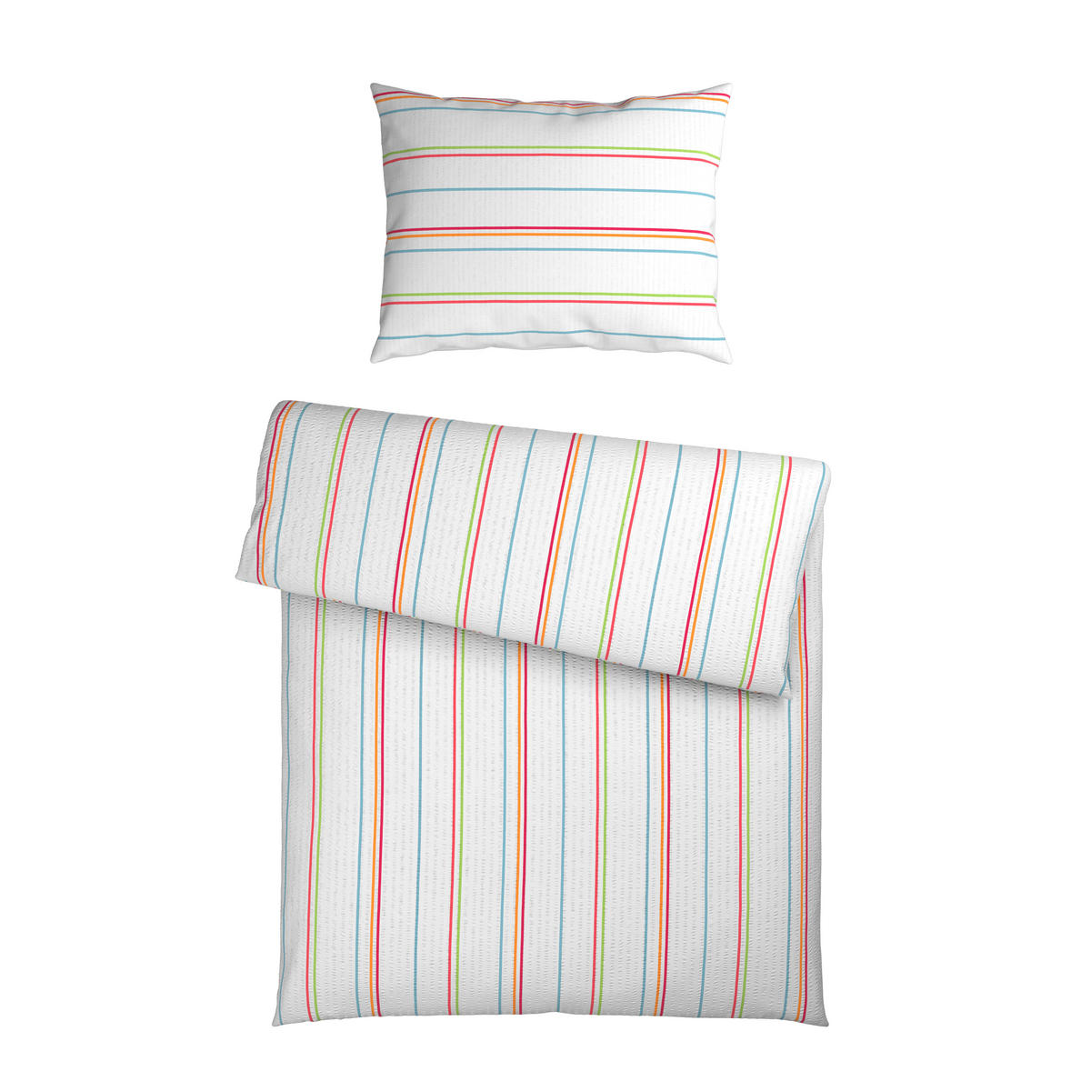 BETTWÄSCHE Mavie Seersucker 140/200 cm  - Multicolor, KONVENTIONELL, Textil (140/200cm) - Esposa