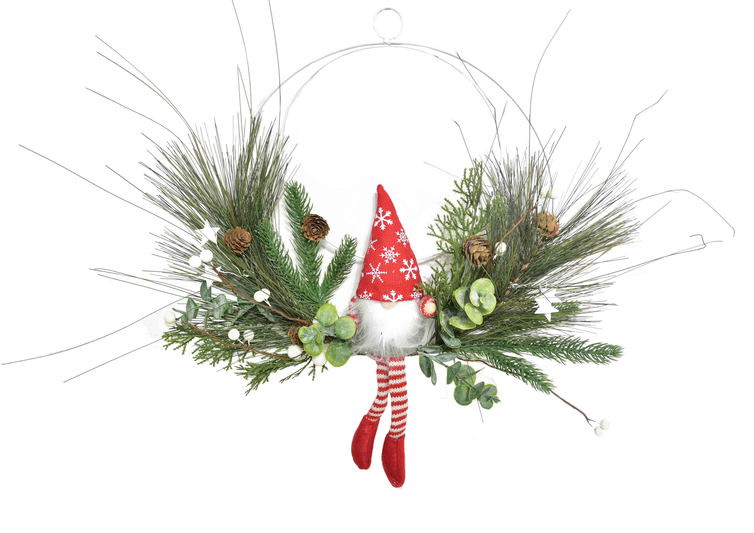 TÜRKRANZ 45 cm  - Waldgrün, LIFESTYLE, Naturmaterialien/Holz (45cm) - X-Mas