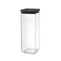 DÓZA NA POTRAVINY - průhledné/tmavě šedá, Design, plast (11/29.5/11cm) - Brabantia