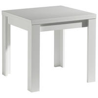 ESSTISCH 80(136)/80/78 cm Nachbildung  Holzwerkstoff ausziehbar, in verschiedenen Größen erhältlich, in verschiedenen Holzdekoren erhältlich quadratisch Weiß  - Weiß, KONVENTIONELL, Holzwerkstoff (80(136)/80/78cm) - Carryhome