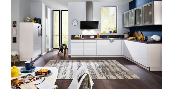EINBAUKÜCHE - Weiß, Design, Holzwerkstoff - Dieter Knoll