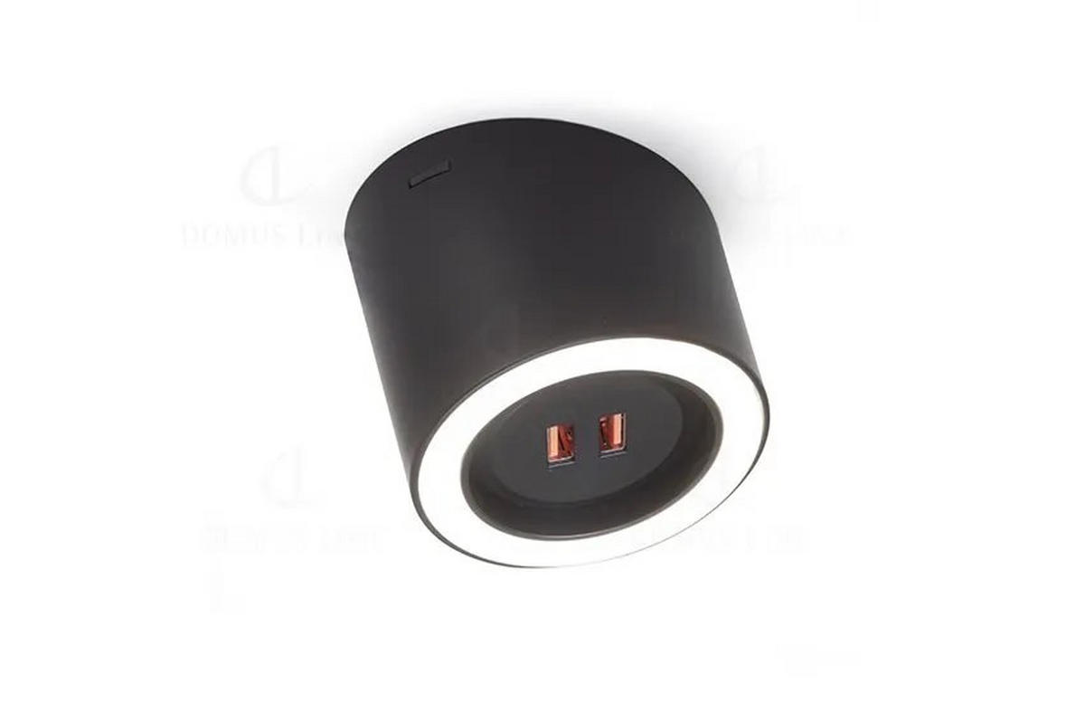 LED-SPOT-SET - Schwarz, Basics, Kunststoff (7,5/4,5/6,4cm) - HKT