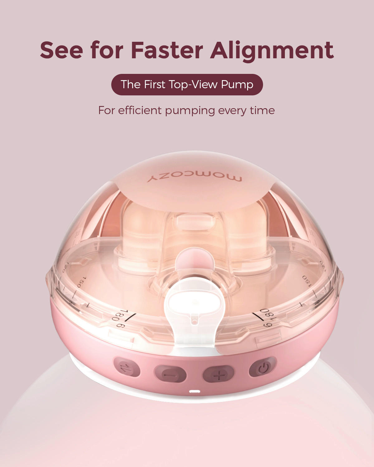 MILCHPUMPE   - Magenta, Basics, Kunststoff (24,1/14,7/29,2cm) - Momcozy