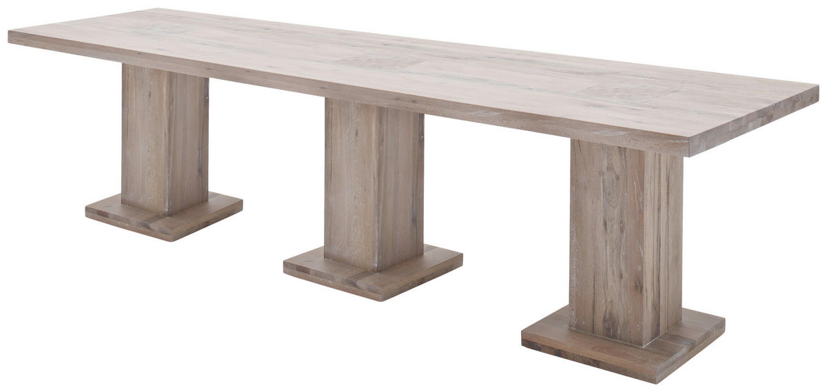 ESSTISCH Eiche massiv rechteckig  - KONVENTIONELL, Holz (300/120/76cm) - Landscape