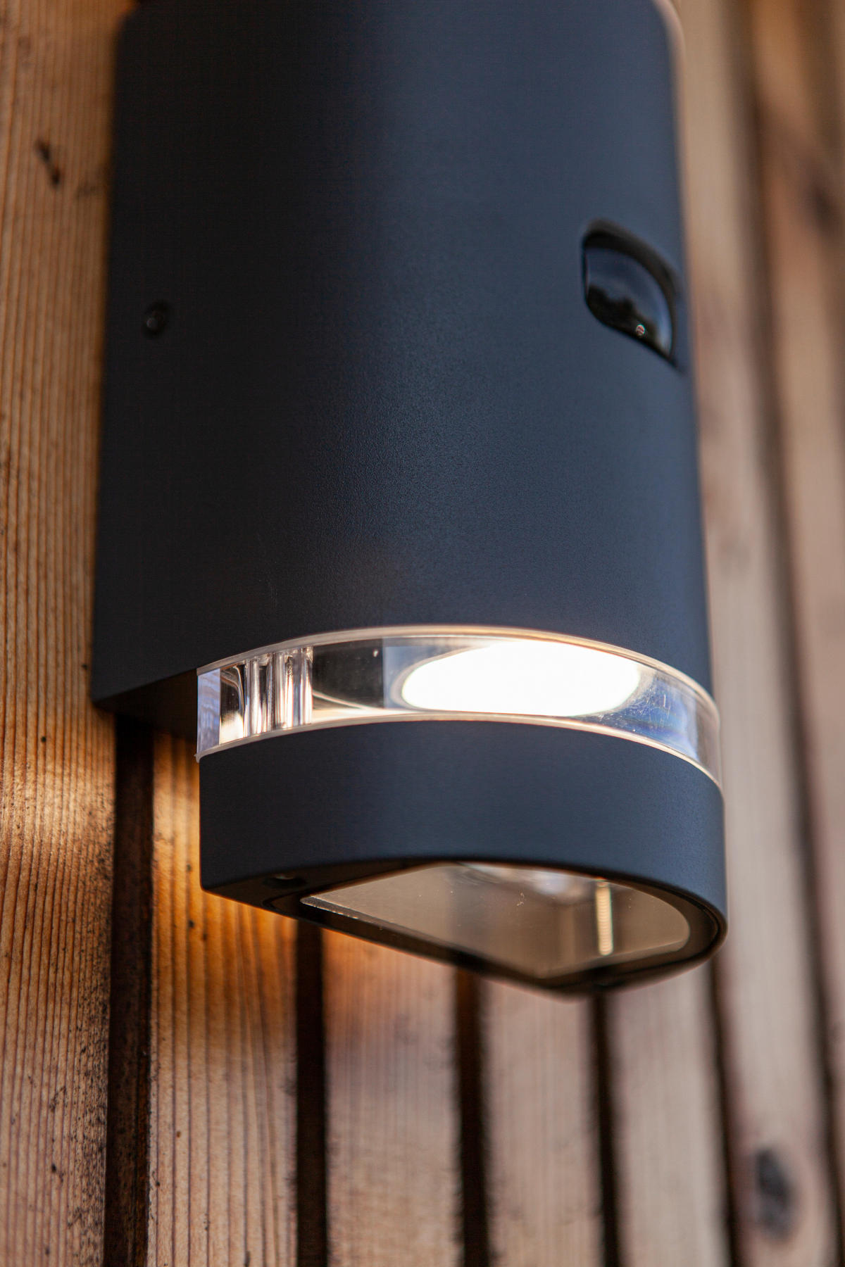 LED-AUßENLEUCHTE 11/9,6/23,9 cm   - Anthrazit, Design, Metall (11/9,6/23,9cm)