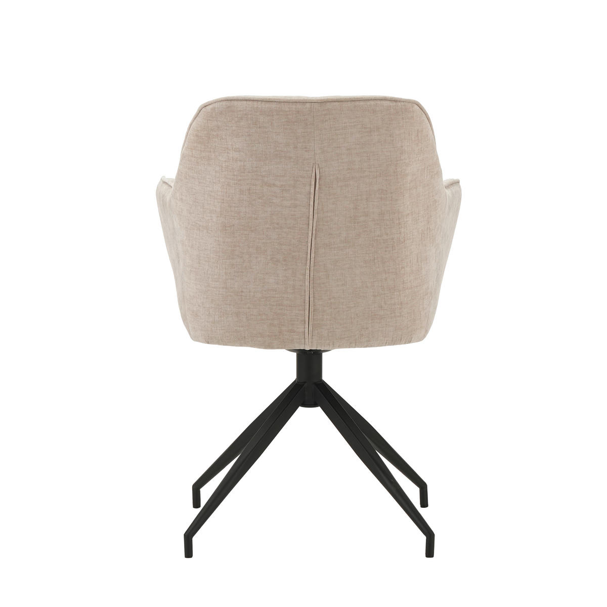 STOLIČKA S PODRÚČKAMI, ženilka, svetlosivá - čierna/sivá, Modern, kov/textil (59/88/60cm) - MID.YOU