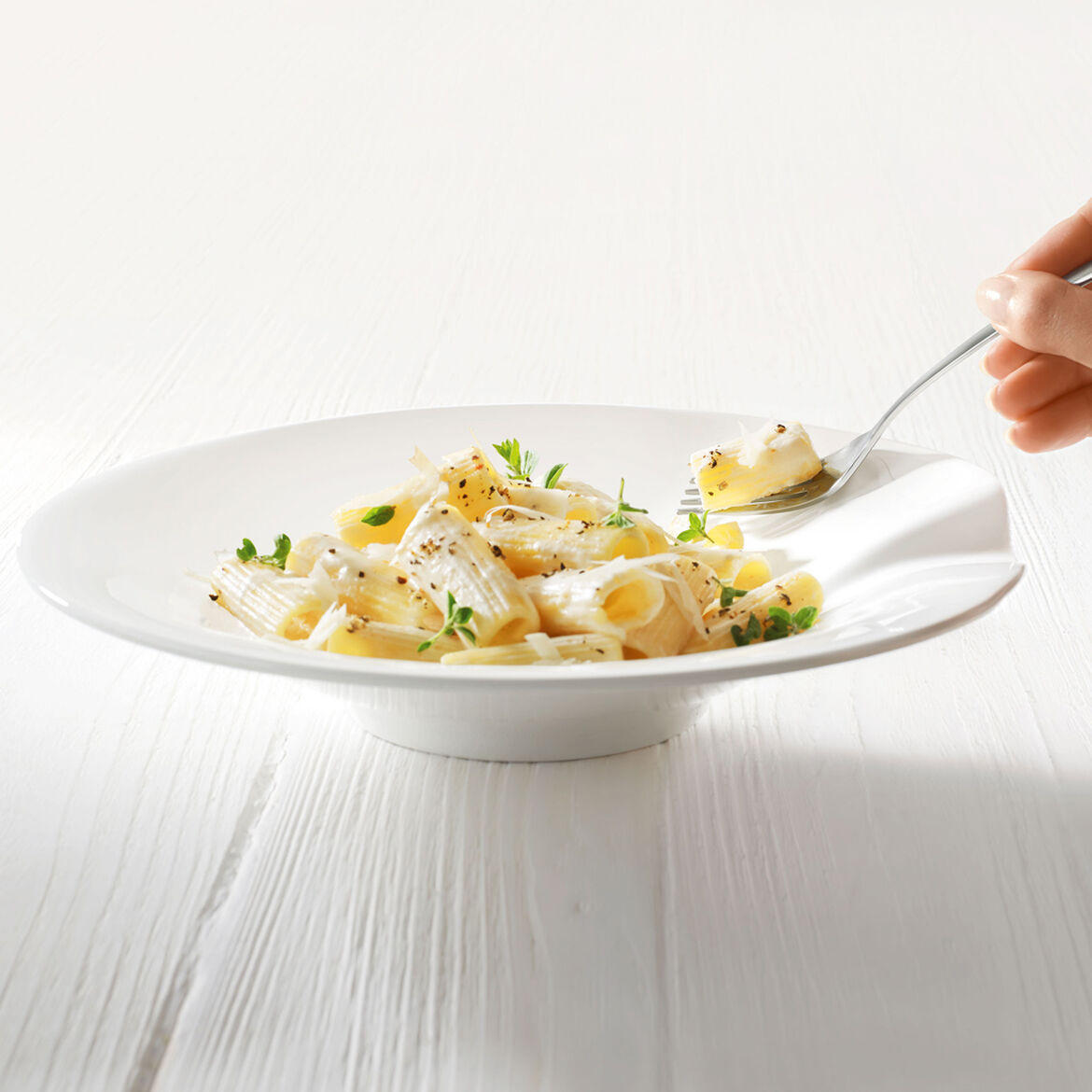 FARFURIE PENTRU PASTE 27 cm  - alb, Konventionell, ceramică (27cm) - Villeroy & Boch