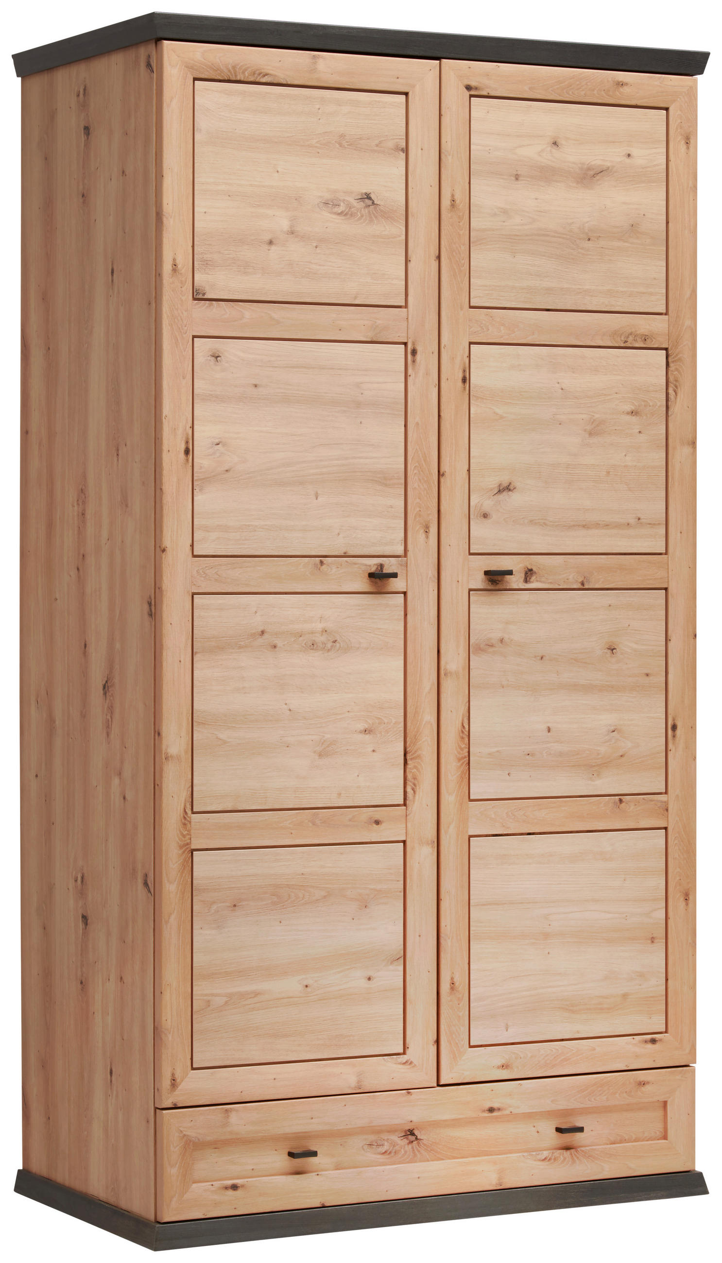 GARDEROBENSCHRANK 104/196,7/60,2 cm  - Anthrazit/Eiche Artisan, LIFESTYLE, Holzwerkstoff/Metall (104/196,7/60,2cm) - Xora
