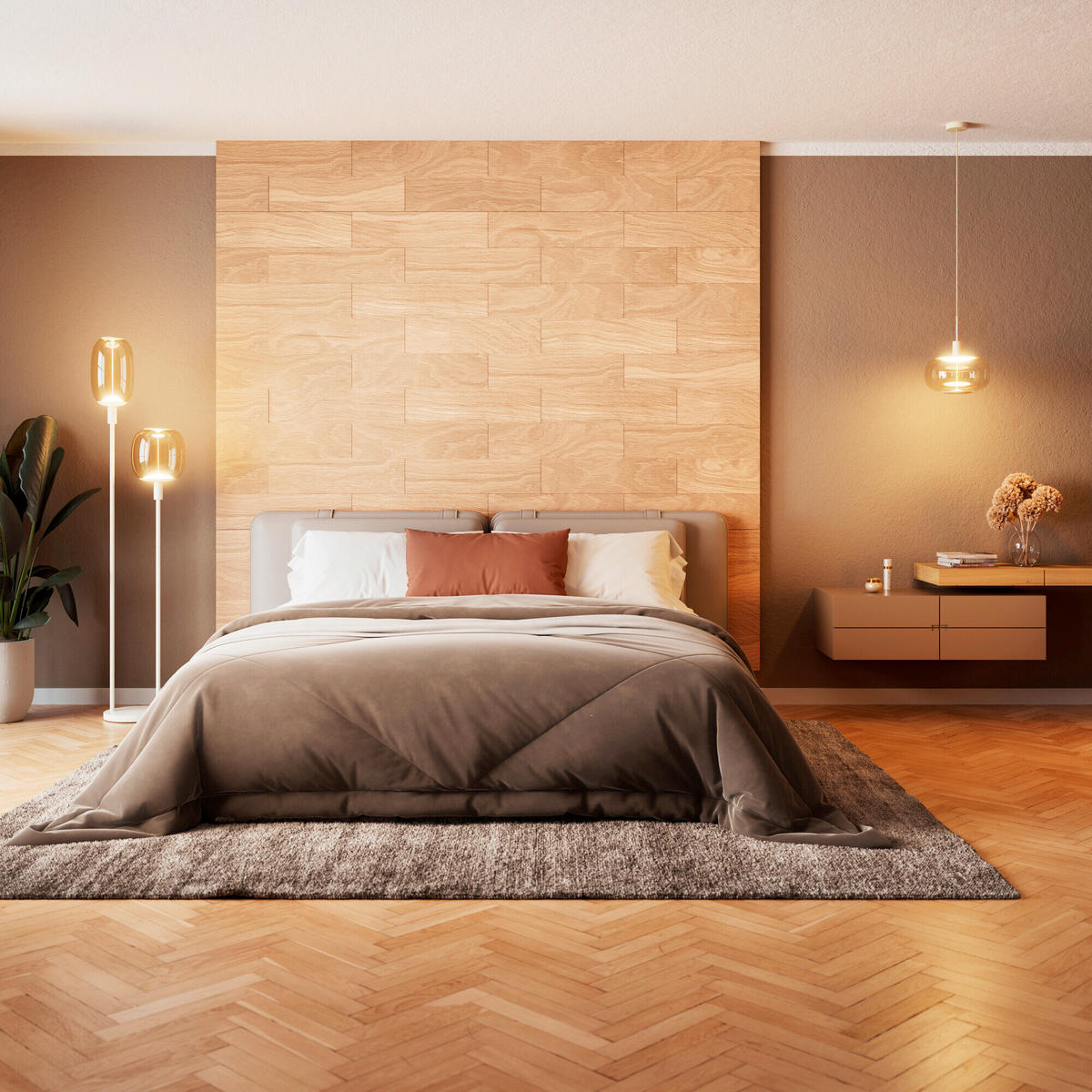 STEHLEUCHTE 32/146 cm   - Beige, Basics, Metall (32/146cm) - Osram