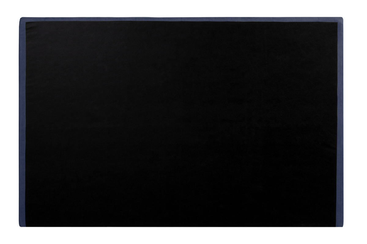 BOXSPRINGBETT 180/200 cm  in Blau  - Chromfarben/Blau, Design, Textil/Metall (180/200cm) - Welnova