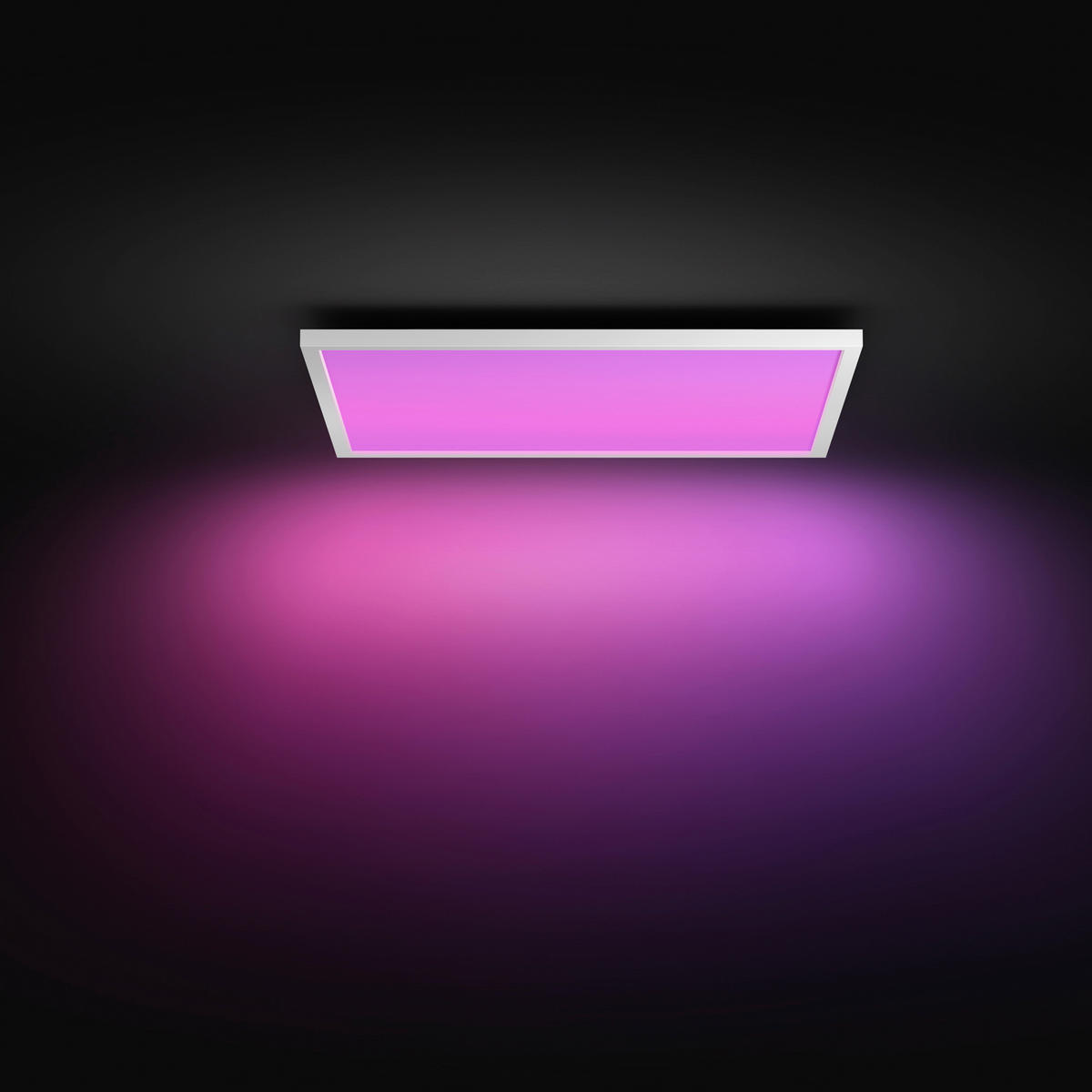 LED-DECKENLEUCHTE WACA Surimu 60/4,8/60 cm  - Weiß, Design, Metall (60/4,8/60cm) - Philips HUE