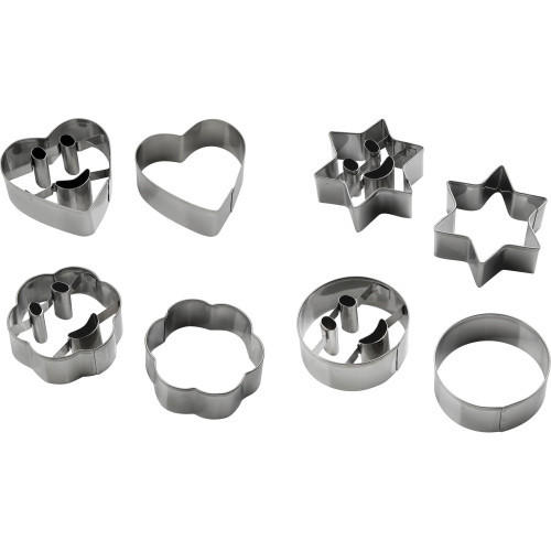 MODELČEK ZA PIŠKOTE - barve nerjavečega jekla, Basics, kovina (3,4/11,7/5,5cm) - Zenker