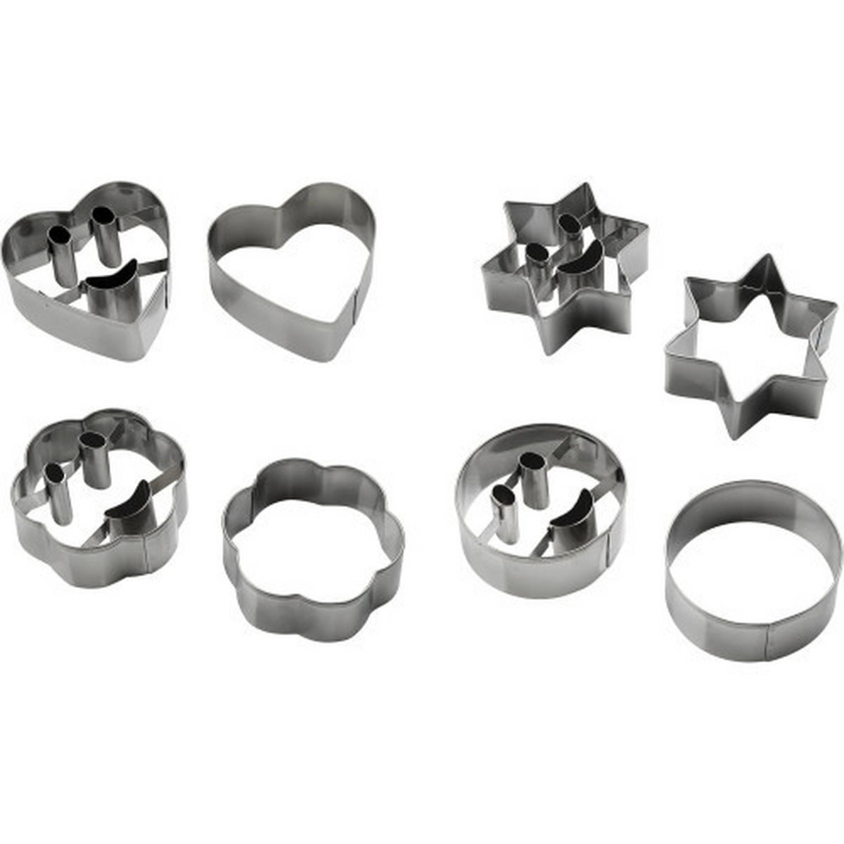 MODELČEK ZA PIŠKOTE - barve nerjavečega jekla, Basics, kovina (3,4/11,7/5,5cm) - Zenker