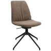 STUHL  in Stahl Flachgewebe  - Braun, Design, Textil/Metall (46/85-88/55cm) - Johann Jakob