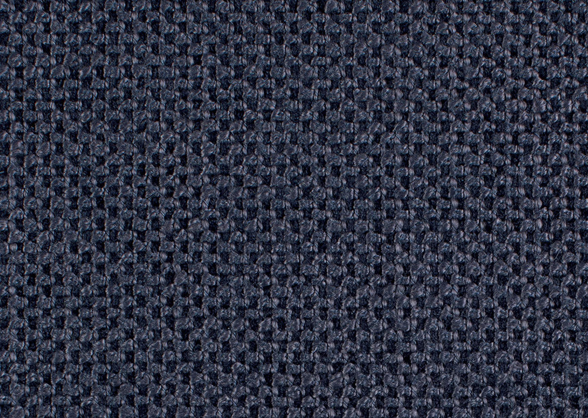 ECKSOFA in Flachgewebe Dunkelblau  - Schwarz/Dunkelblau, Design, Kunststoff/Textil (270/190cm) - Lomoco