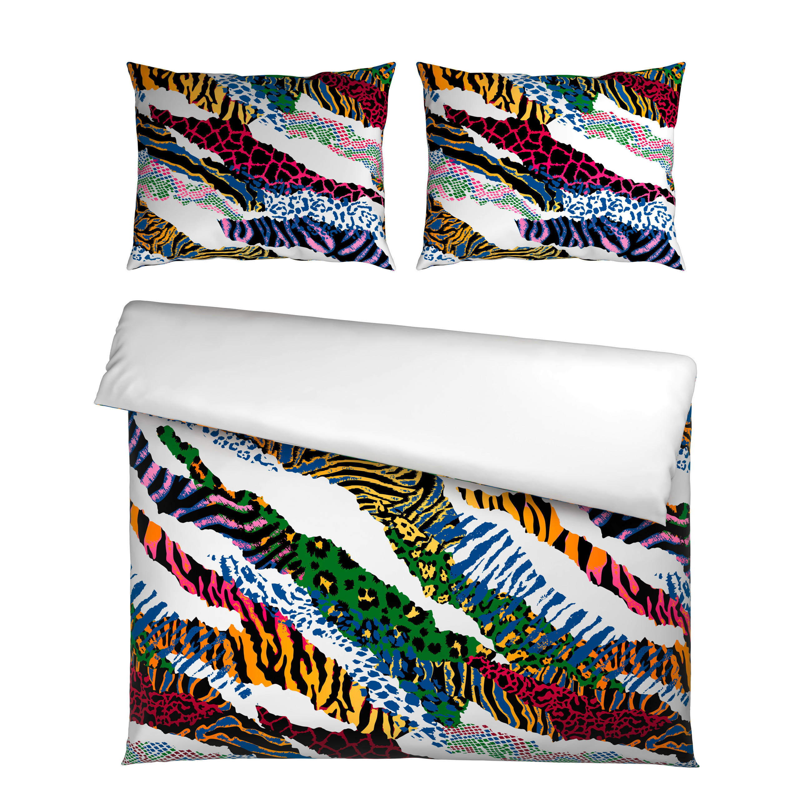 BETTWÄSCHESET TANJA Satin 200/210 cm  65 cm/100 cm  - Multicolor, Trend, Textil (200/210cm) - Esposa