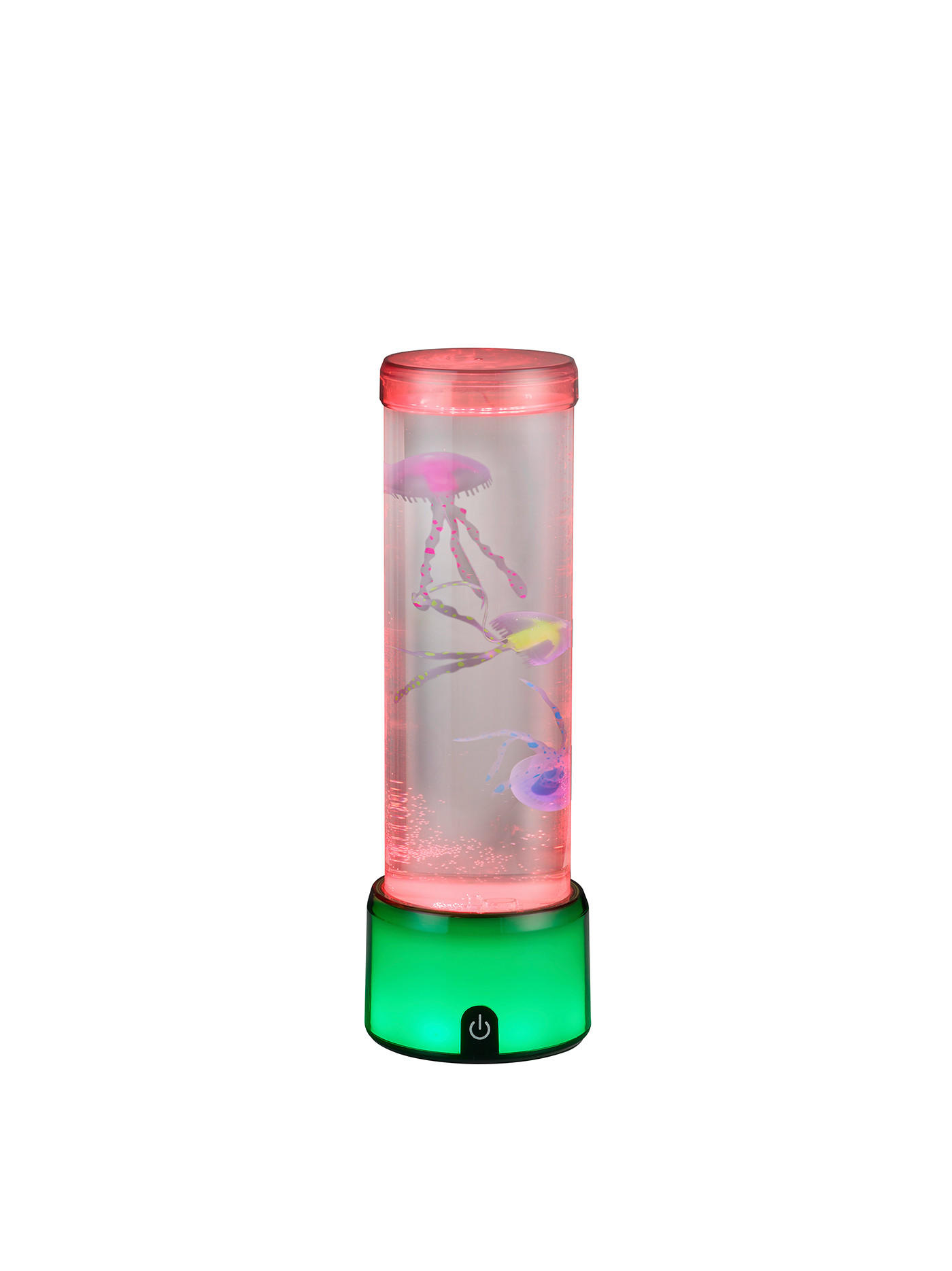 STOLNÍ LAMPA - šedá/průhledné, Moderní, plast (9,5/28cm)
