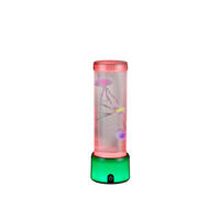 STOLNÍ LAMPA - šedá/průhledné, Moderní, plast (9,5/28cm)