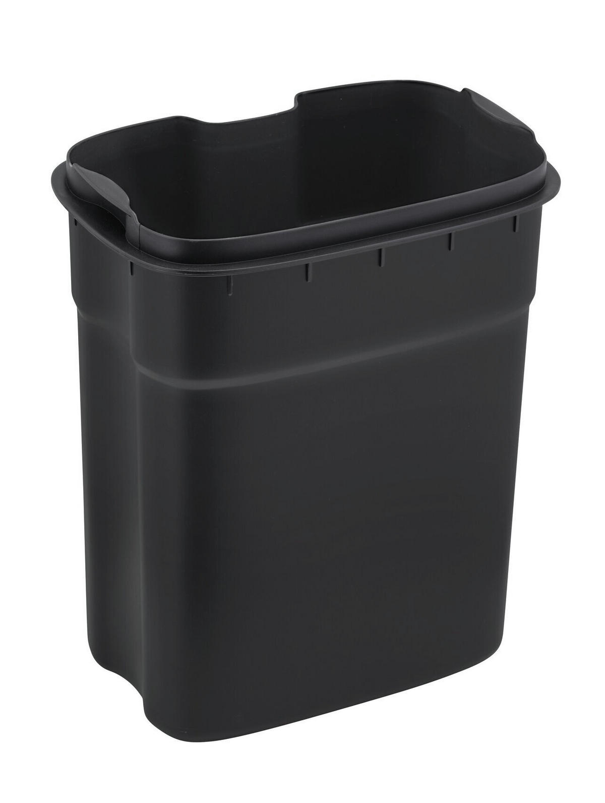 TRETEIMER 3 L  - Schwarz, Basics, Kunststoff/Metall (18,5/25/16cm) - Wenko