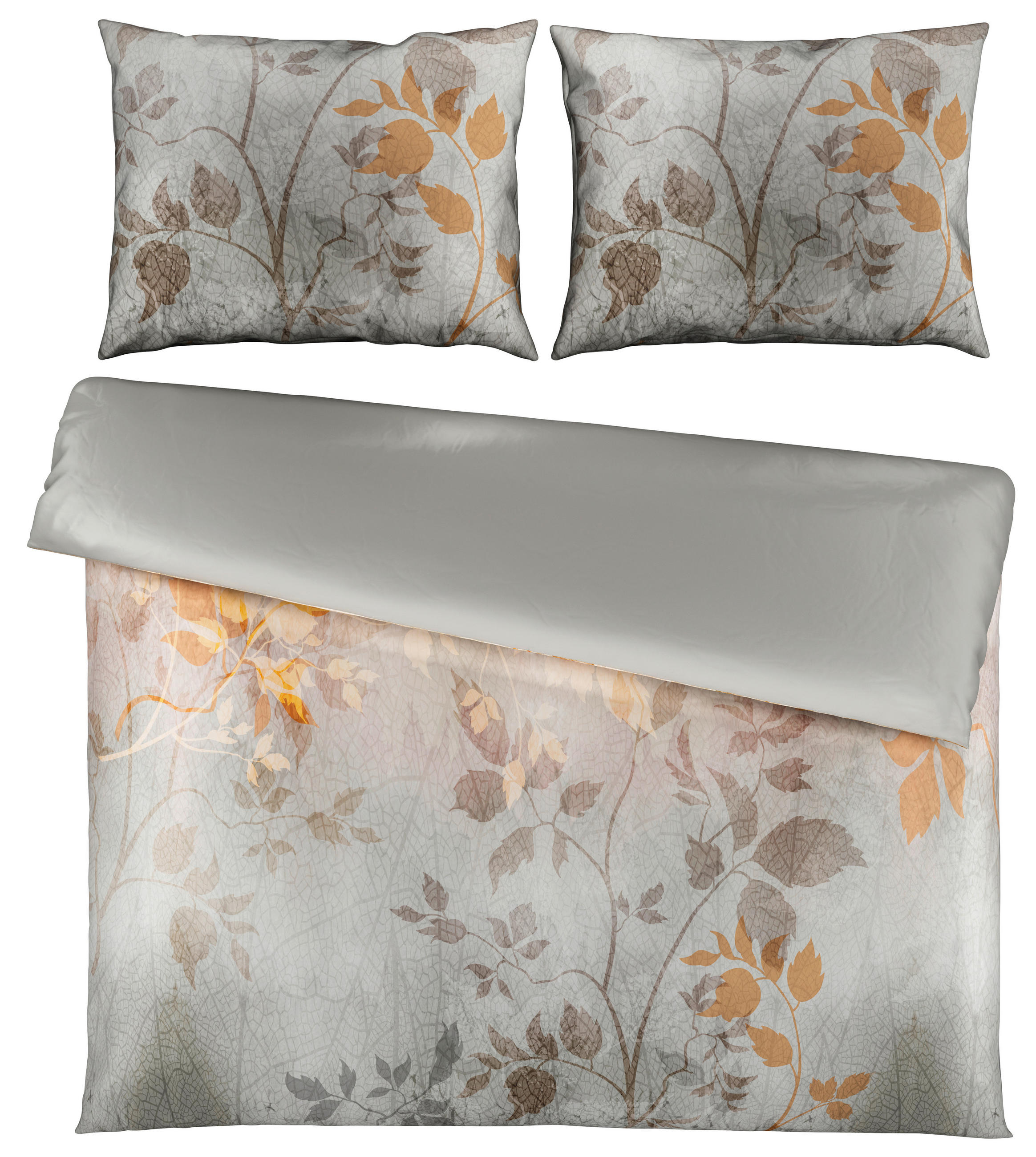 LENJERIE DE PAT CU DOUĂ FEȚE 220/200 cm - auriu, Design, textil (220/200cm) - Novel