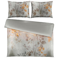 OBOJESTRANSKA POSTELJNINA ROSALIE 200/200 cm saten zlate barve  - zlate barve, Design, tekstil (200/200cm) - Novel