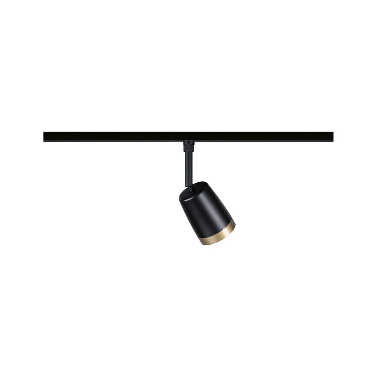 SCHIENENSYSTEM-STRAHLER 6,5/19,3 cm  - Schwarz, Design, Metall (6,5/19,3cm) - Paulmann