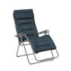 GARTEN-RELAXSESSEL Stahl  - Titanfarben/Dunkelblau, Basics, Kunststoff/Textil (76/123/97cm) - Lafuma Mobilier