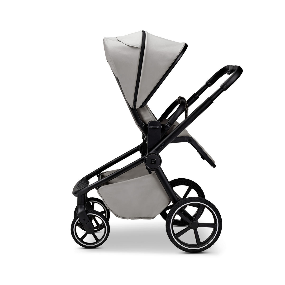 BUGGY Hype  - Blaugrau/Schwarz, Basics, Textil (96/57/114cm) - Moon