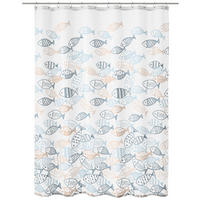 DUSCHVORHANG Classic 2024 180/200 cm  - Basics, Kunststoff (180/200cm) - Kleine Wolke