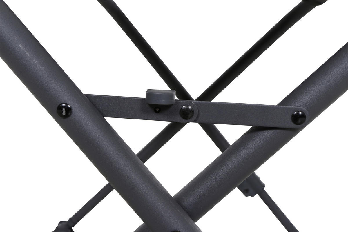 CAMPINGHOCKER - Anthrazit/Dunkelblau, KONVENTIONELL, Textil/Metall (66/47/52cm) - Siena Garden