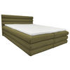 BOXBETT 180/200 cm  in Olivgrün  - Olivgrün, MODERN, Textil (180/200cm) - Livetastic