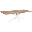 TISCHGESTELL in Metall 160/70/72 cm - Creme, Design, Metall (160/70/72cm) - Landscape