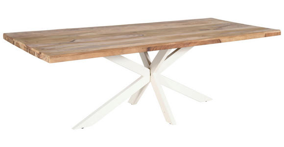 TISCHGESTELL in Metall 160/70/72 cm - Creme, Design, Metall (160/70/72cm) - Landscape