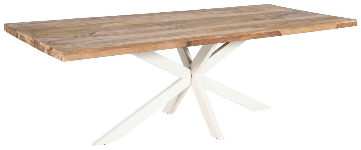 TISCHGESTELL Creme  - Creme, Design, Metall (160/70/72cm) - Landscape