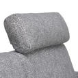 3-SITZER-SOFA Struktur Grau  - Schwarz/Grau, Design, Holz/Textil (196/85-104/95cm) - Novel
