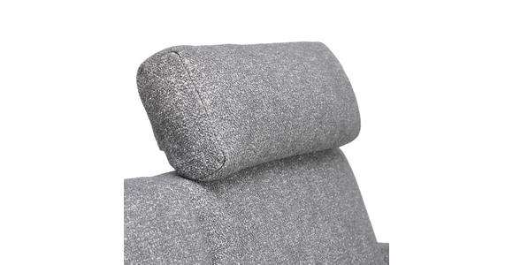 3-SITZER-SOFA Struktur Grau  - Schwarz/Grau, Design, Holz/Textil (196/85-104/95cm) - Novel