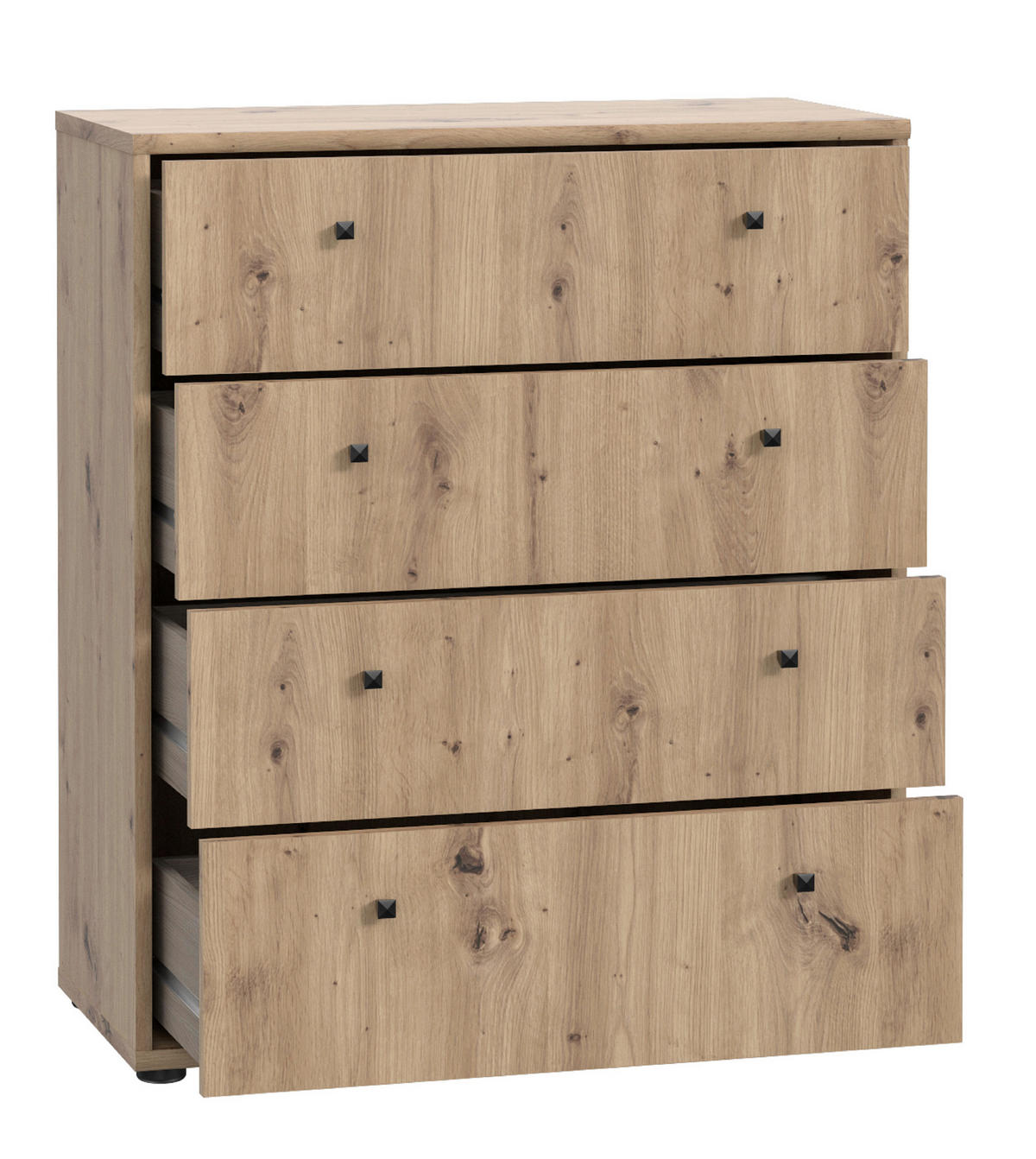 KOMMODE 73,7/85,5/34,8 cm  in Eiche Artisan  - Eiche Artisan, Design, Holzwerkstoff (73,7/85,5/34,8cm)