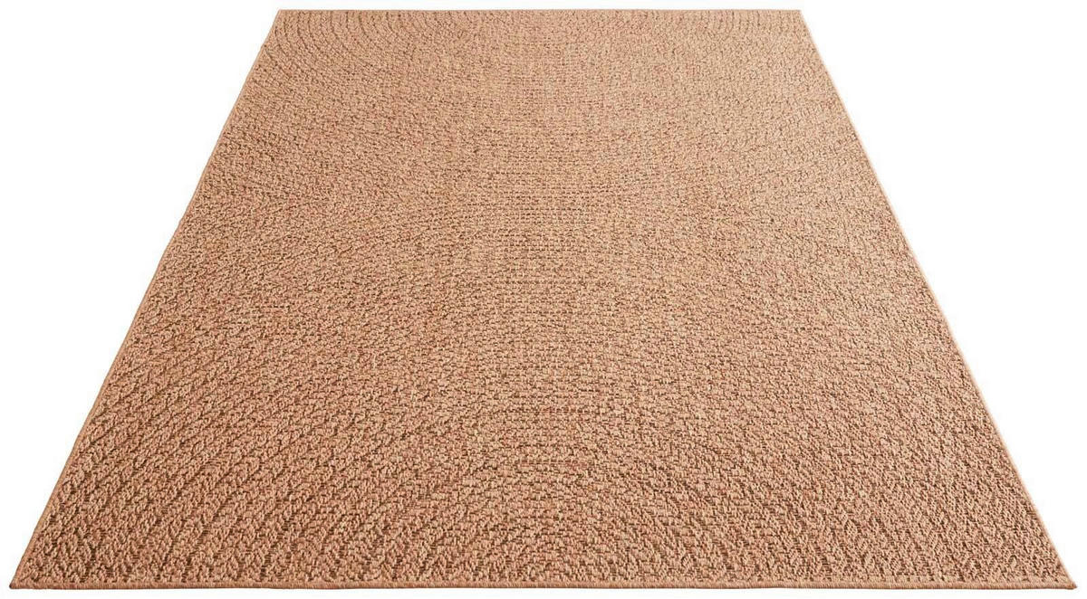 OUTDOORTEPPICH für Terrasse und Balkon 140/200 cm Borneo Welle Beige  - Beige, KONVENTIONELL, Textil (140/200cm) - Ambia Garden