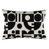 KISSENHÜLLE JustB! by Bettina Zimmermann 38/58 cm  - Schwarz/Weiß, Design, Textil (38/58cm) - Musterring