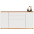 SIDEBOARD  184/93/42 cm 2 Schublade(n)  - Schwarz/Weiß, Design, Holzwerkstoff/Kunststoff (184/93/42cm) - Xora