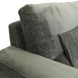 BIGSOFA Chenille Grün  - Schwarz/Grün, KONVENTIONELL, Kunststoff/Textil (282/73/115cm) - Carryhome