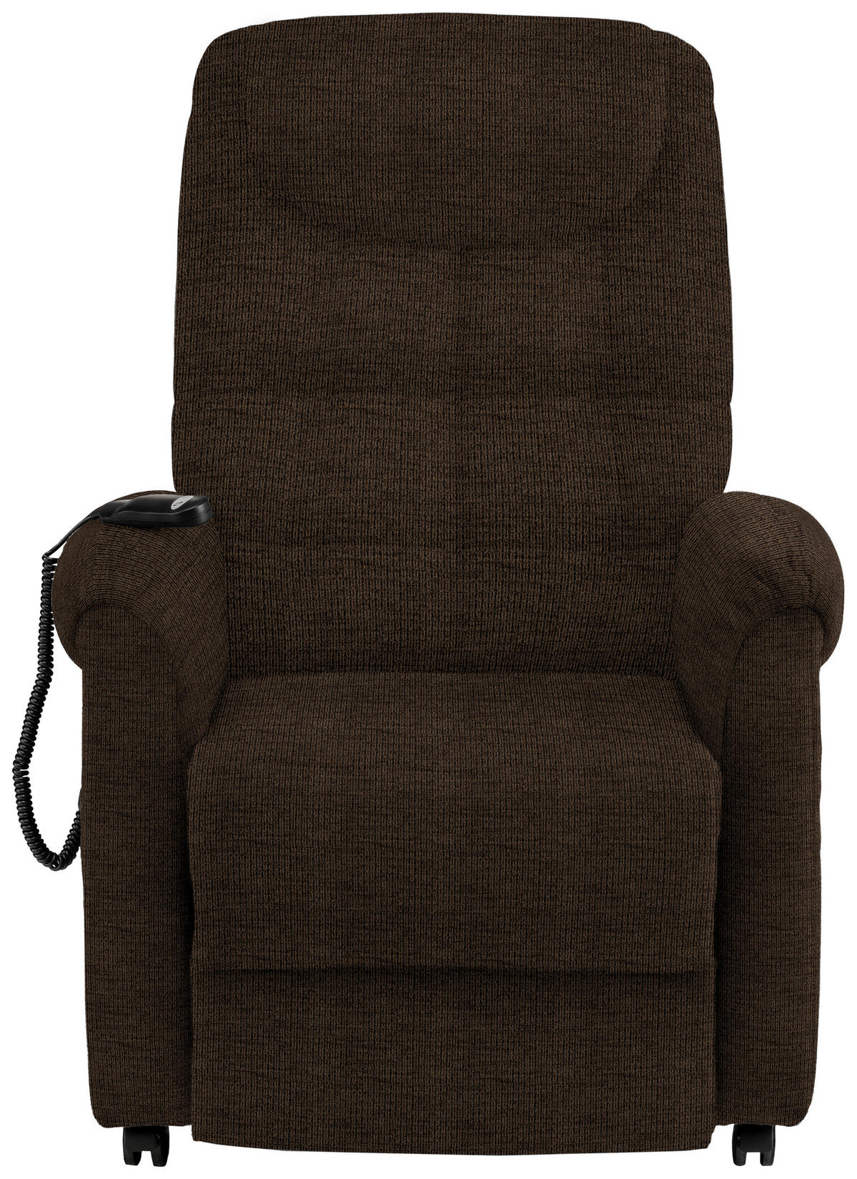FERNSEHSESSEL in Mikrofaser Dunkelbraun  - Dunkelbraun/Schwarz, KONVENTIONELL, Kunststoff/Textil (83/113/92cm) - Xora